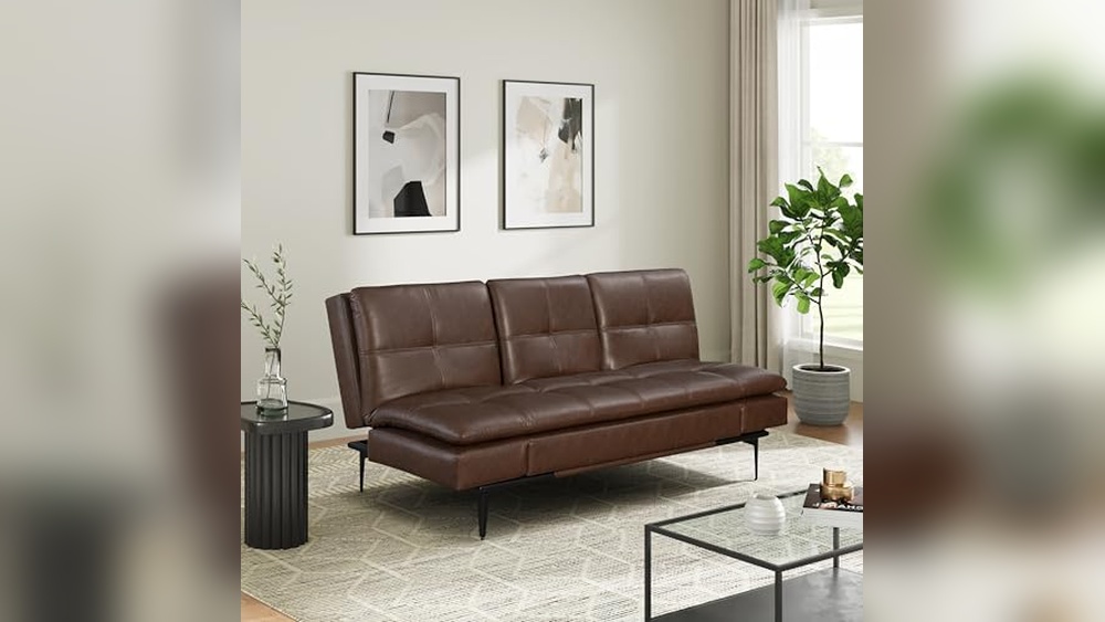 Bobs Furniture Convertible Sofa