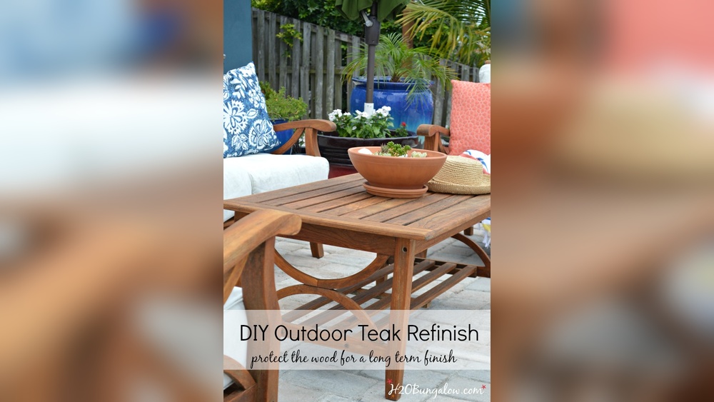 Can You Paint Outdoor Teak Furniture