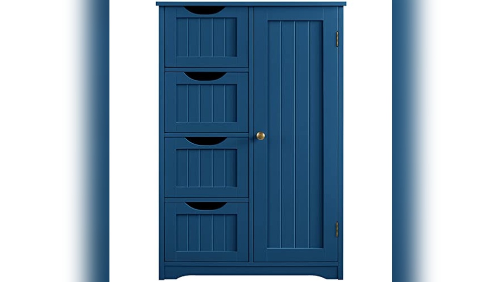 Dark Blue Fitted Bathroom Furniture