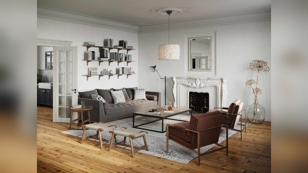 How Should Living Room Furniture Fit on an Area Rug