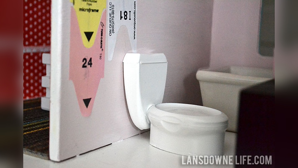 How to Make Dollhouse Bathroom Furniture