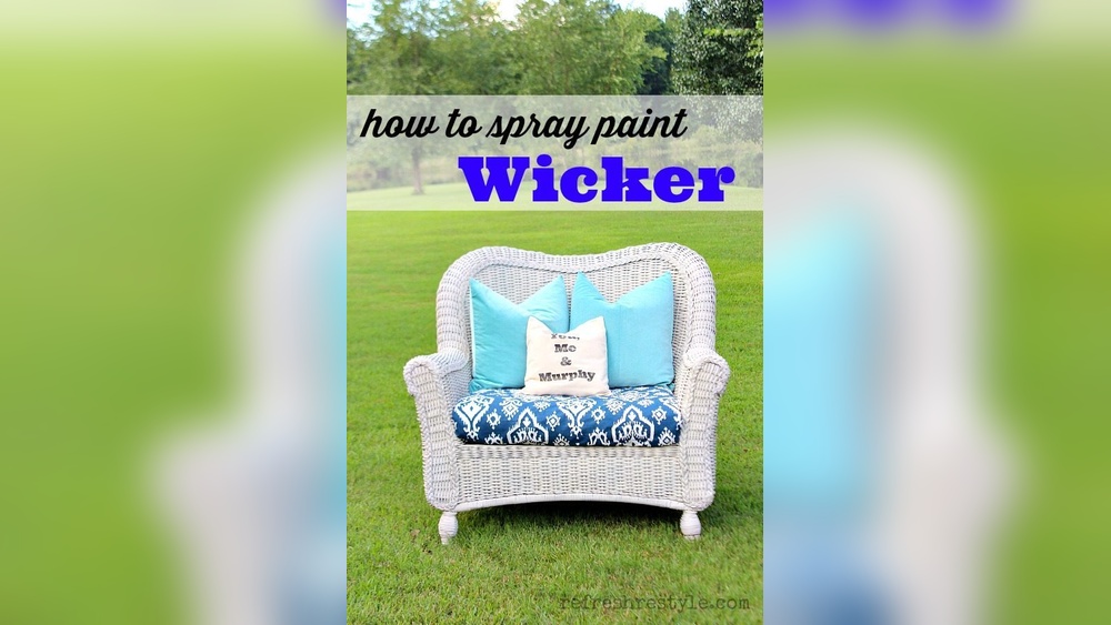 Can You Spray Paint Wicker Outdoor Furniture