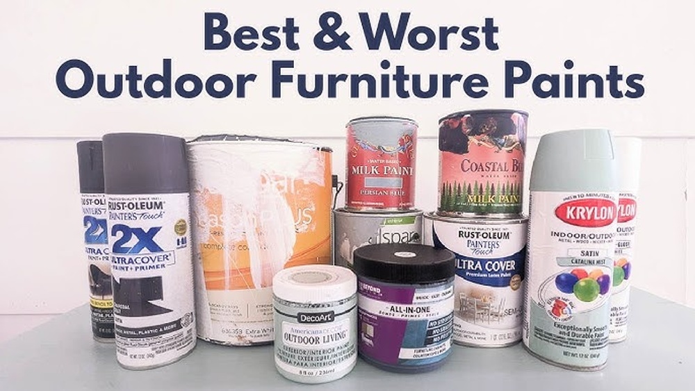 Can You Use Acrylic Paint on Outdoor Furniture
