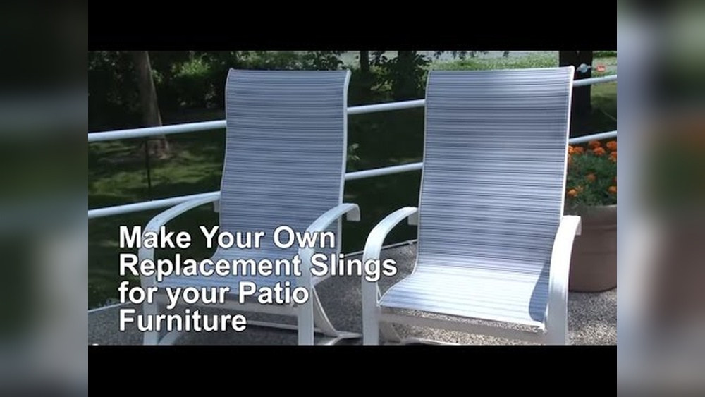 How Do I Make Own Outdoor Furniture Slings