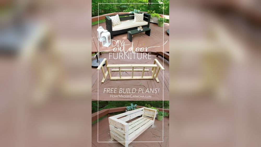 How to Build Outdoor Patio Furniture Plans Free