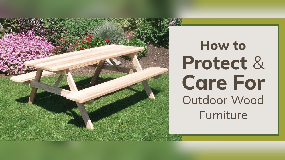 How to Care for Outdoor Wooden Furniture