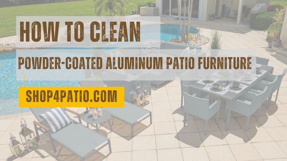 How to Clean Powdercoated Outdoor Furniture