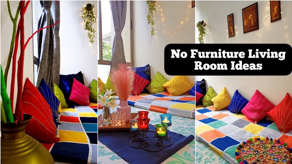 How to Decorate a Living Room With No Furniture