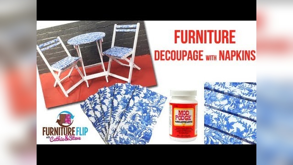 How to Decoupage Outdoor Furniture