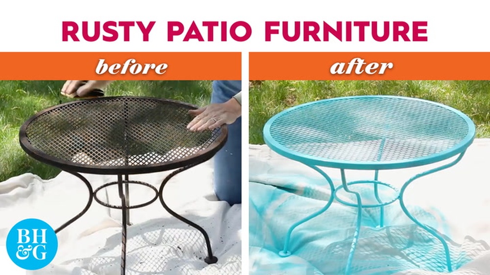 How to Fix Rusted Iron Outdoor Furniture