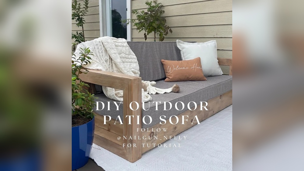 How to Make Modern Outdoor Furniture