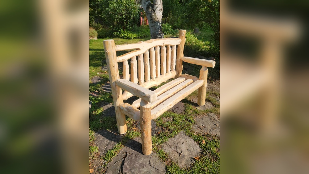 How to Make Outdoor Log Furniture