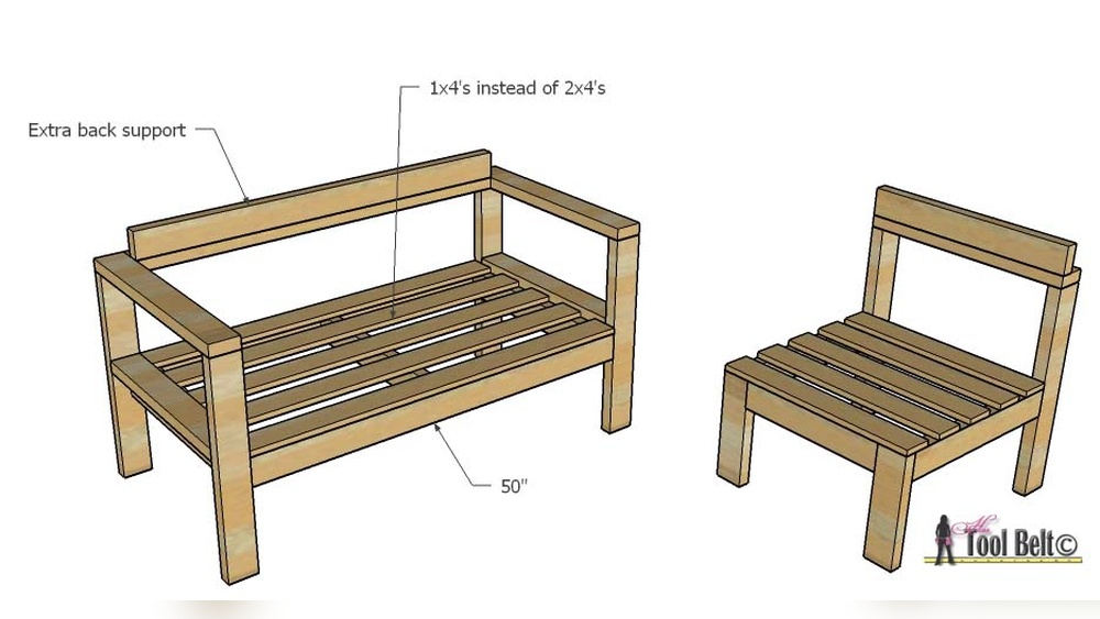 How to Make Own Outdoor Furniture