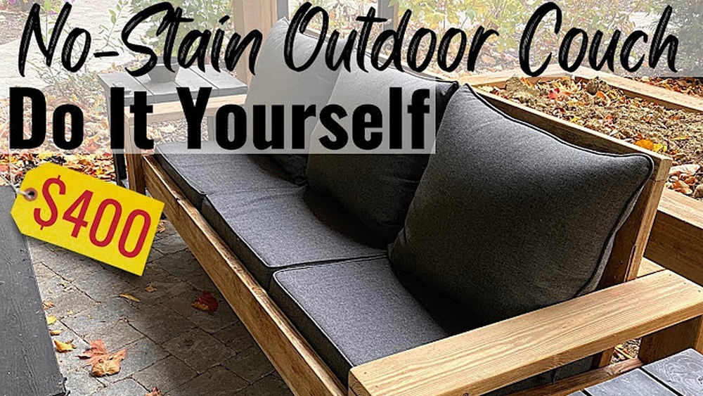 How to Make Your Own Outdoor Patio Furniture