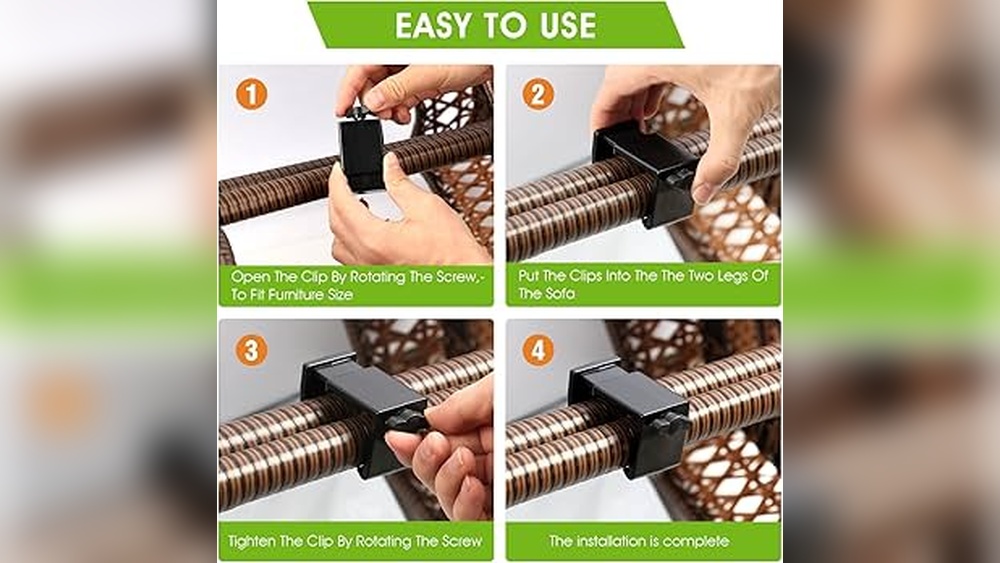How to Put Clips on Outdoor Furniture