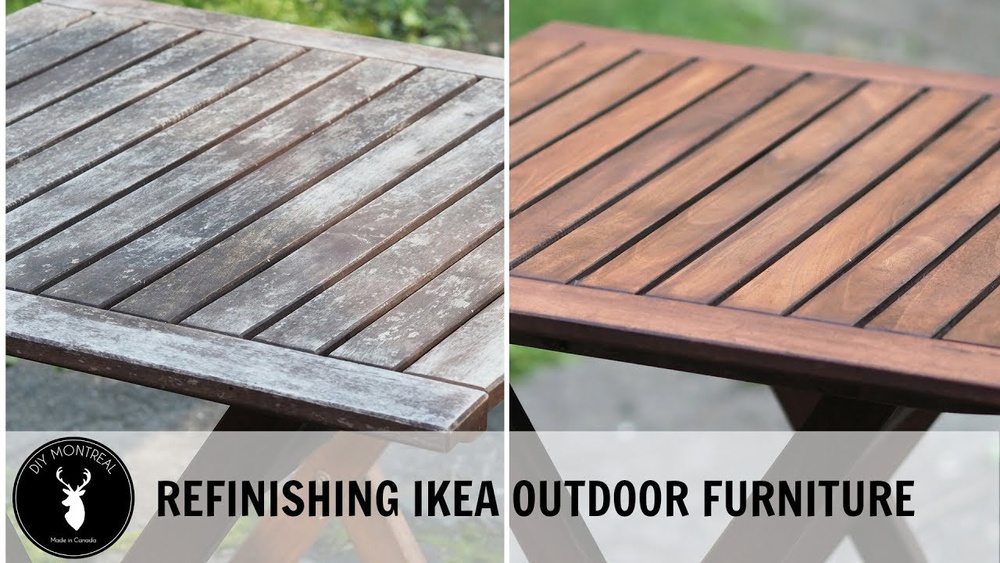 How to Re Stain Ikea Outdoor Furniture