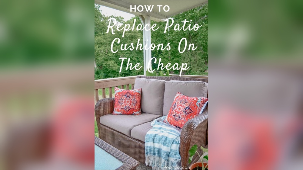 How to Refurbish Outdoor Furniture Cushions
