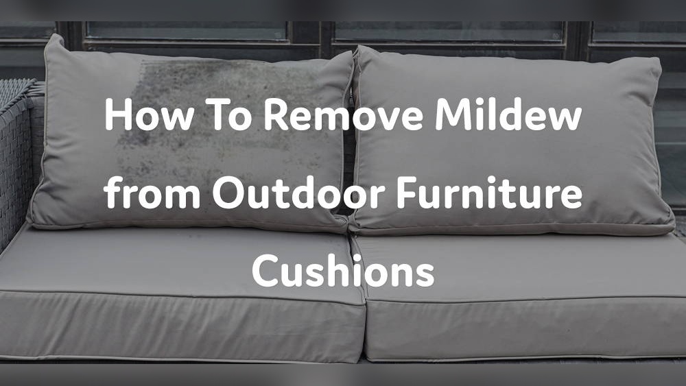 How to Remove Mold from Outdoor Furniture Covers