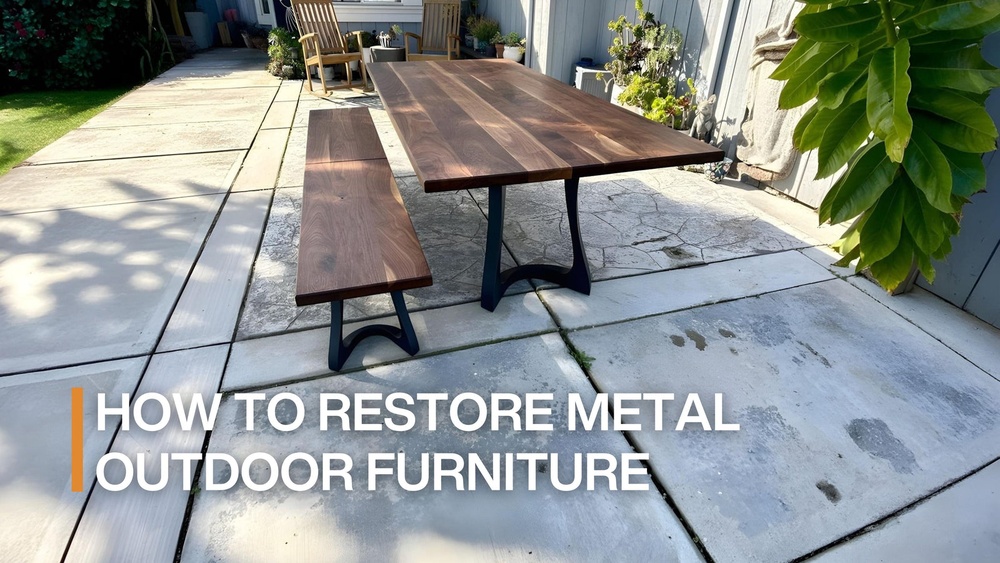 How to Remove Oxidation from Outdoor Furniture