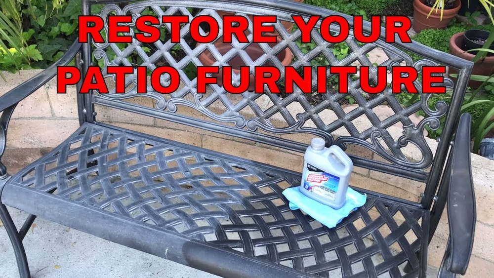 How to Restore Aluminium Outdoor Furniture