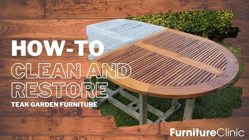 How to Restore Teak Outdoor Furniture Video