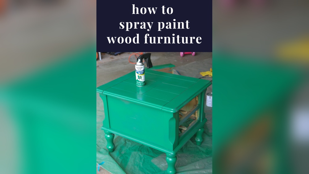 How to Spary Re-Paint Old Outdoor Wood Furniture