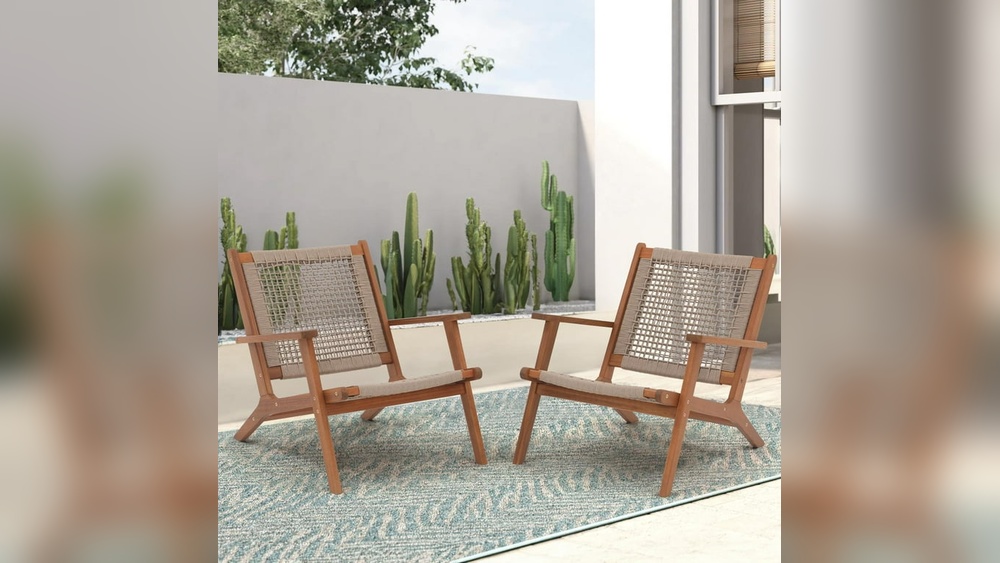 How to Stain Outdoor Twine Covered Furniture