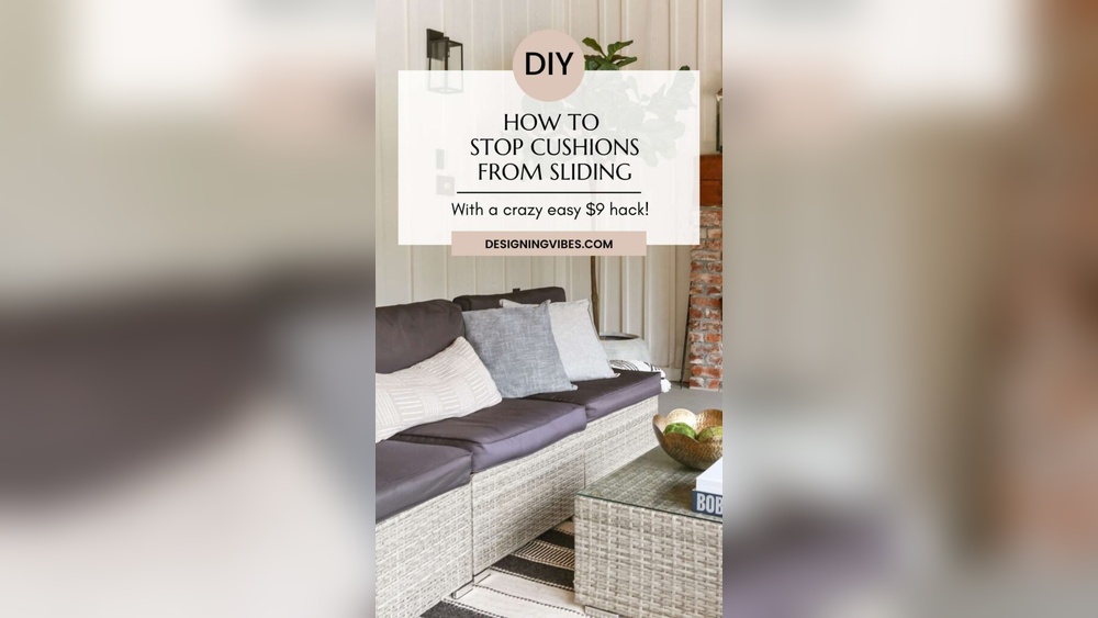 How to Stop Cushions Slipping on Outdoor Furniture: Easy Fixes