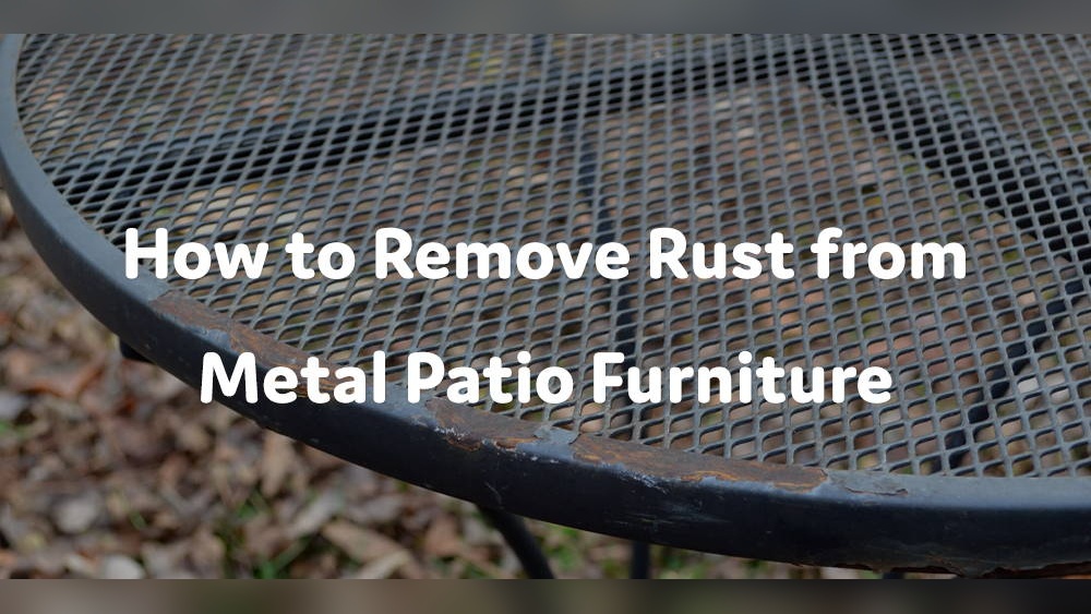 How to Strip Metal Outdoor Furniture