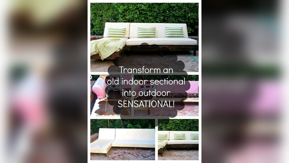 How to Turn Indoor Furniture into Outdoor Furniture