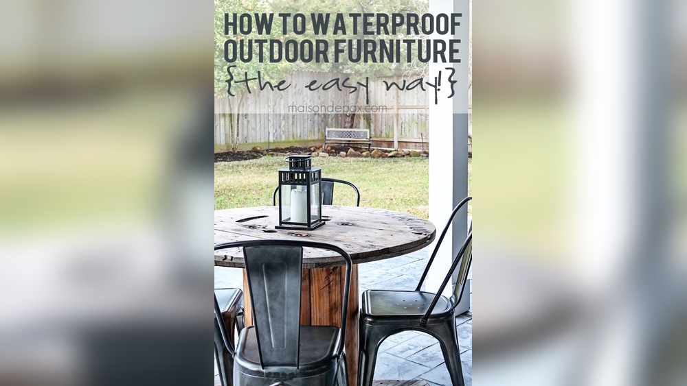 How to Weatherize Outdoor Wood Furniture
