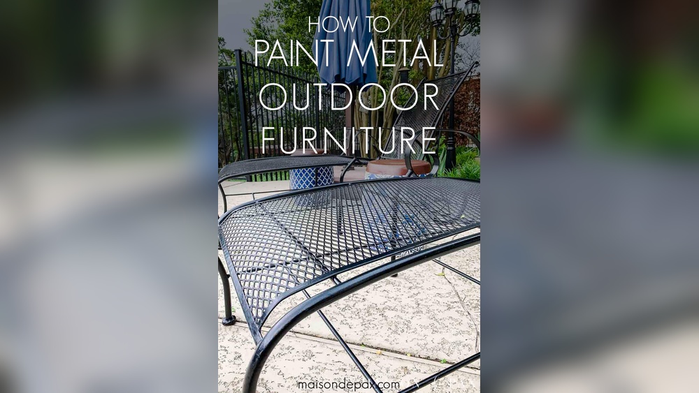 What Type of Paint to Use on Outdoor Metal Furniture
