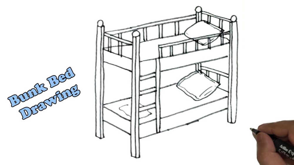 How Do You Draw a Bunk Bed