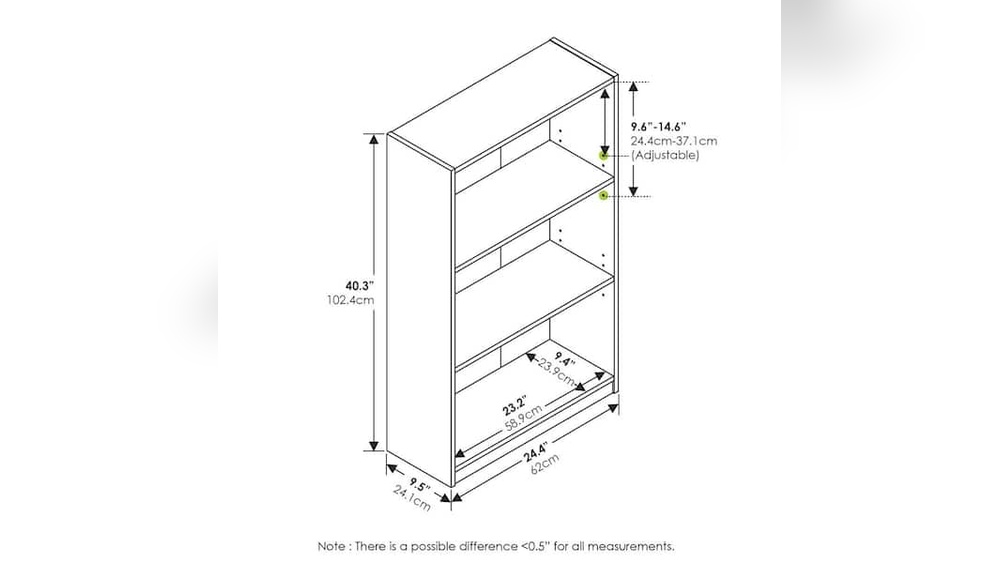 How Tall are Bookshelf Shelves