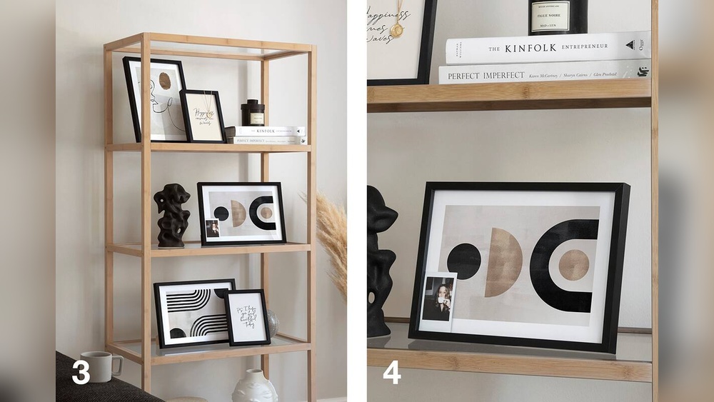 How to Arrange Picture Frames on a Bookshelf