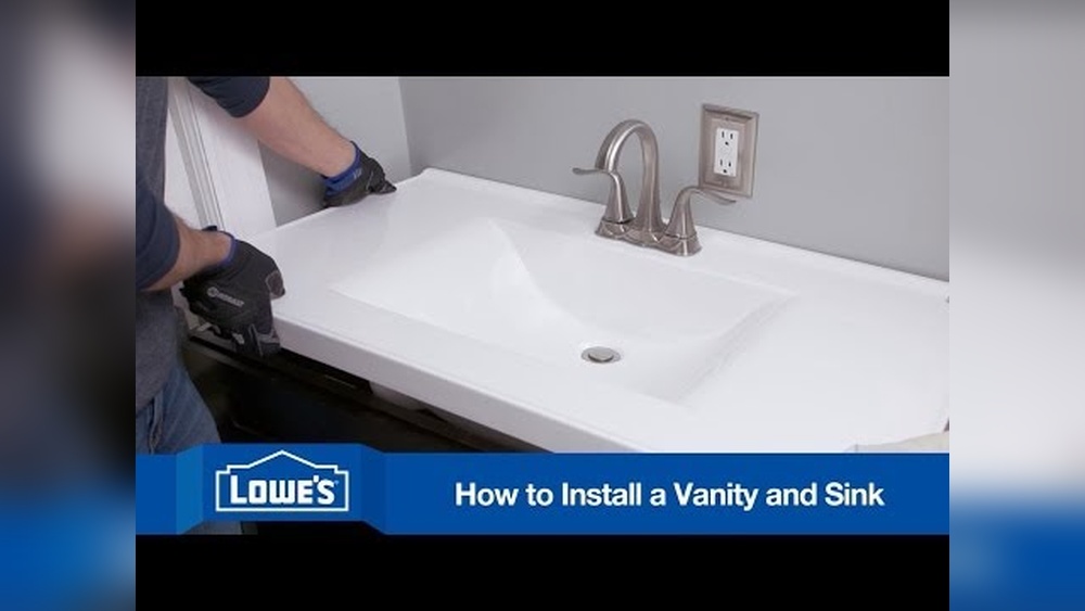 How to Attach Vanity Sink to Cabinet