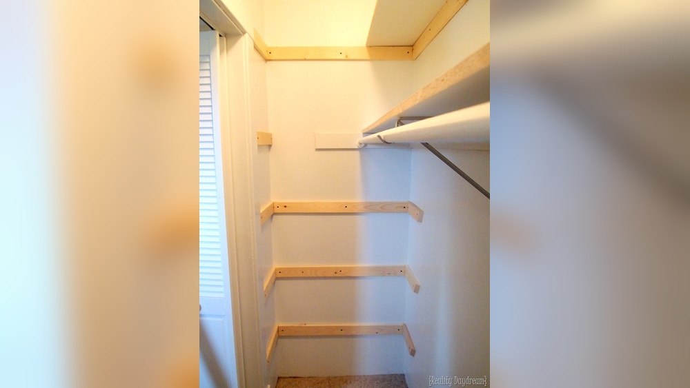 How to Build a Bookshelf in a Closet
