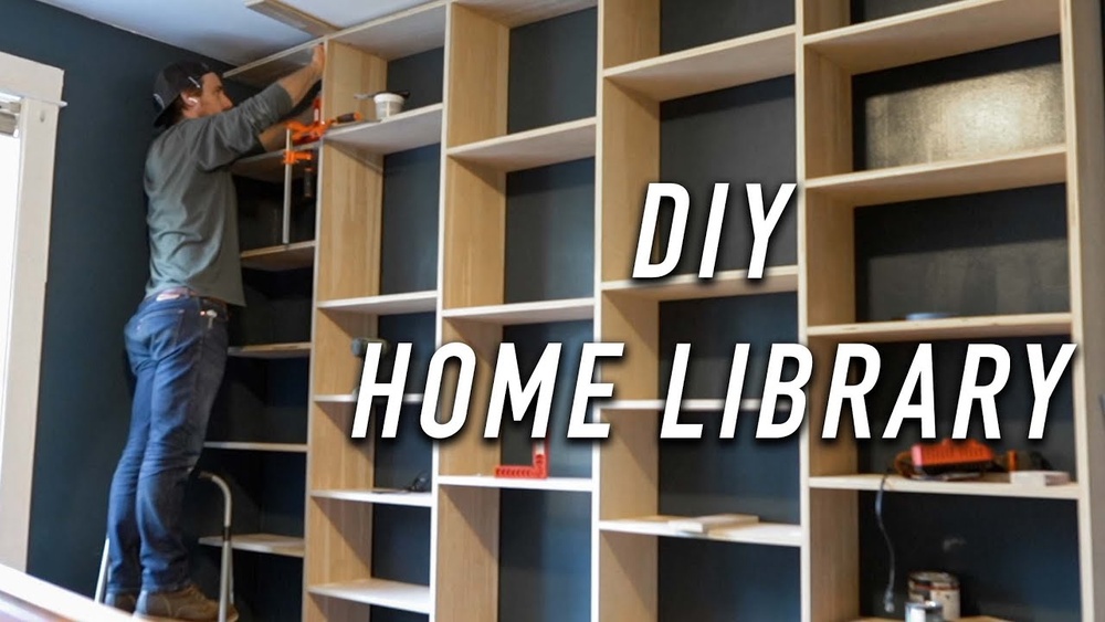 How to Build a Bookshelf Wall Unit