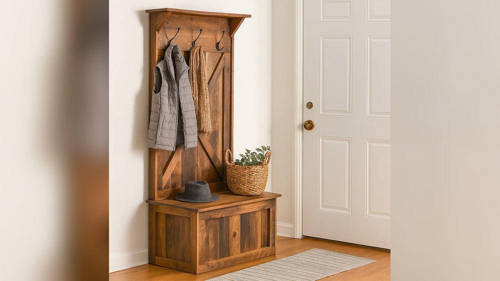 How to Build a Deacon'S Bench With Coat Rack
