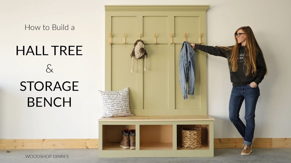How to Build a Mudroom Bench And Coat Rack
