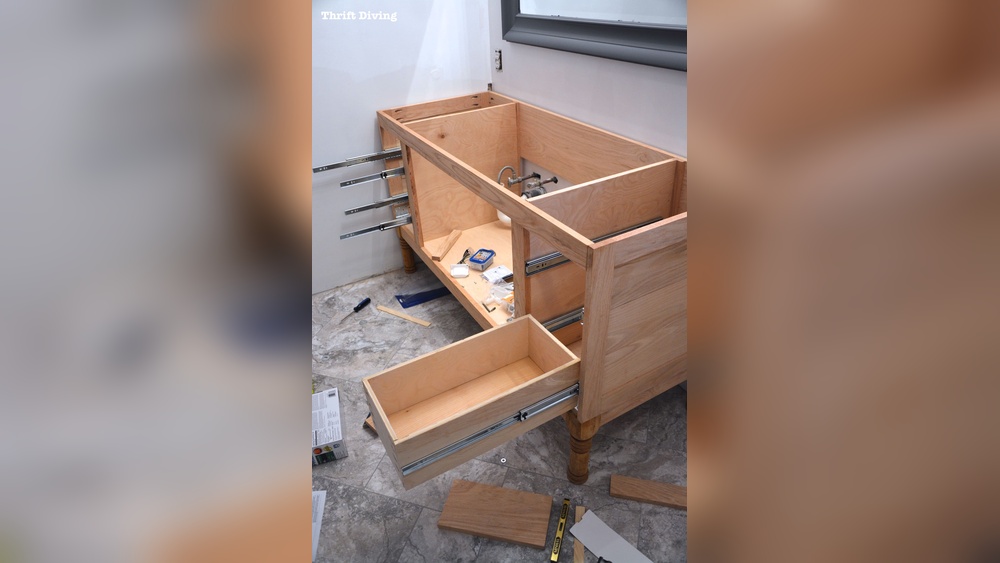 How to Build a New Vanity Cabinet