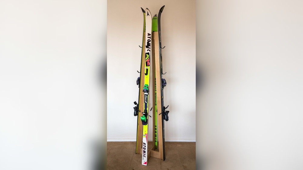 How to Build a Ski Coat Rack