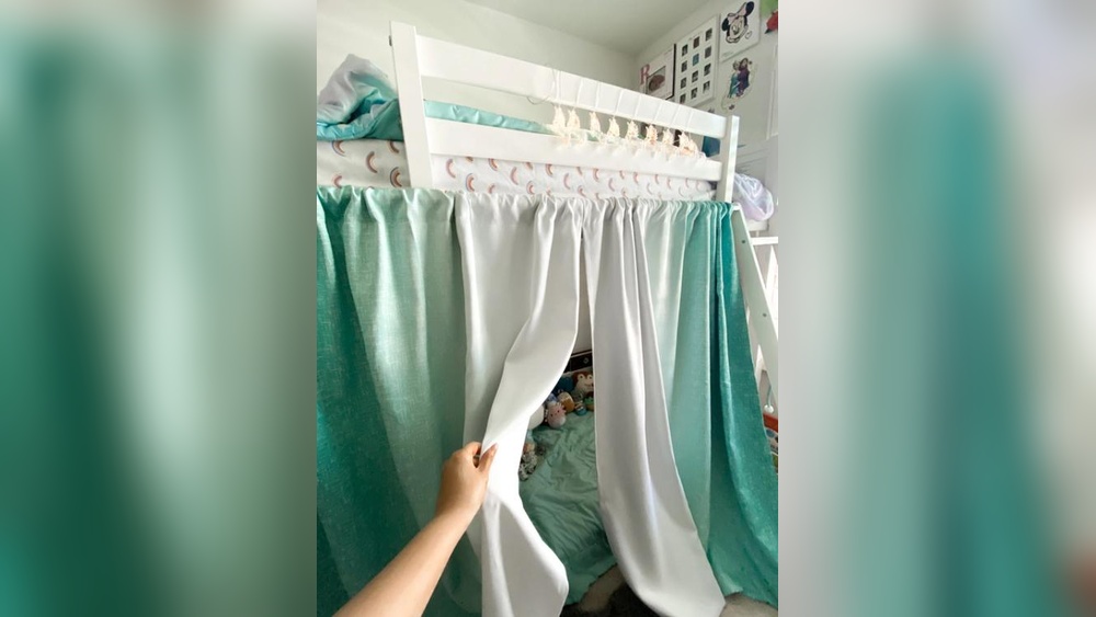 How to Hang Curtains on a Bunk Bed