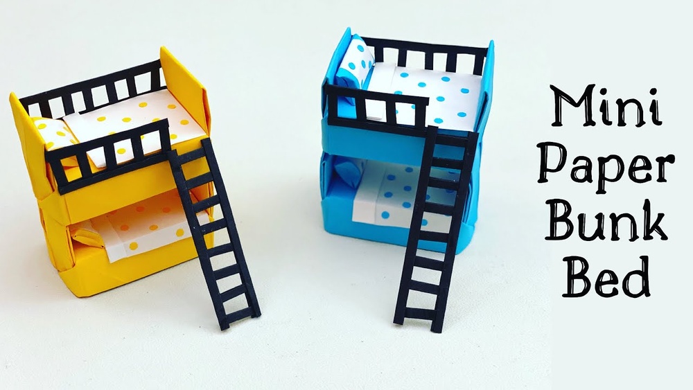 How to Make a Bunk Bed Out of Paper