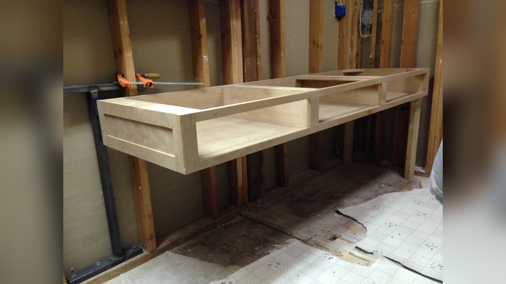How to Make a Floating Vanity Cabinet