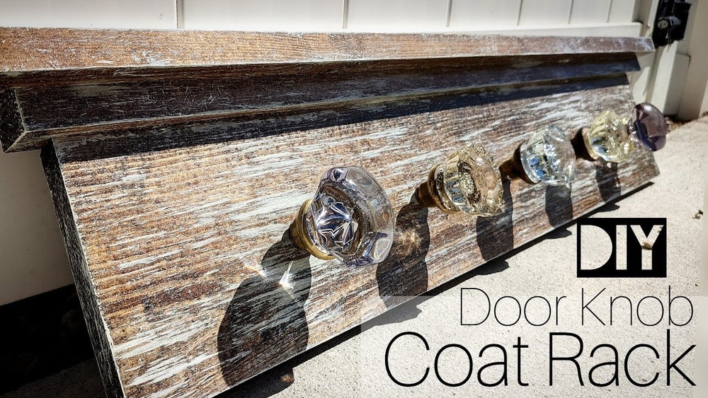 How to Make Coat Rack With Door Knobs