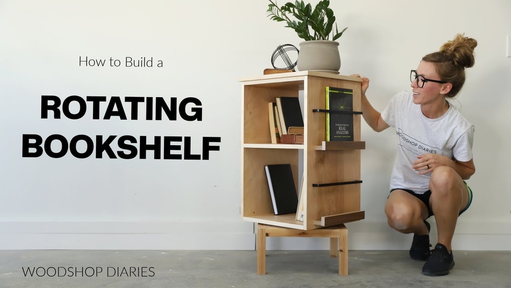 How to Make Rotating Bookshelf