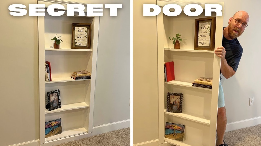 How to Make Secret Bookshelf Door