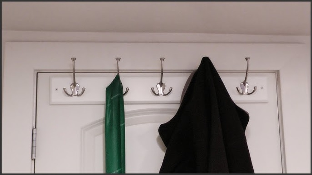 How to Put a Coat Rack on a Door