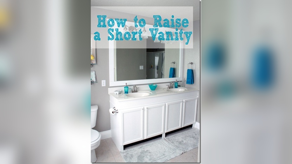 How to Raise a Vanity Cabinet